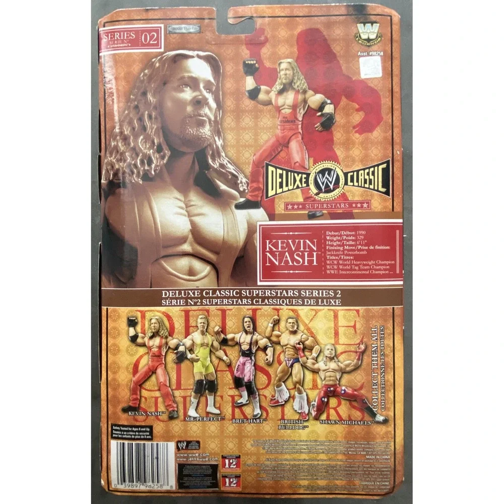 WWE Deluxe Classic Superstars Series 2 Kevin Nash Wrestling Figure‎ Jakks New